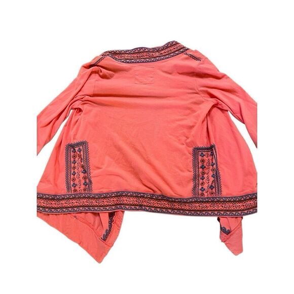 Johnny Was Coral Kimono Cotton Embroidered Sweater Cardigan Jacket Women’s S - Picture 2 of 10